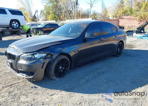 2013 BMW 528I xDrive из США, поврежденный, VIN WBAXH5C54DDW16369